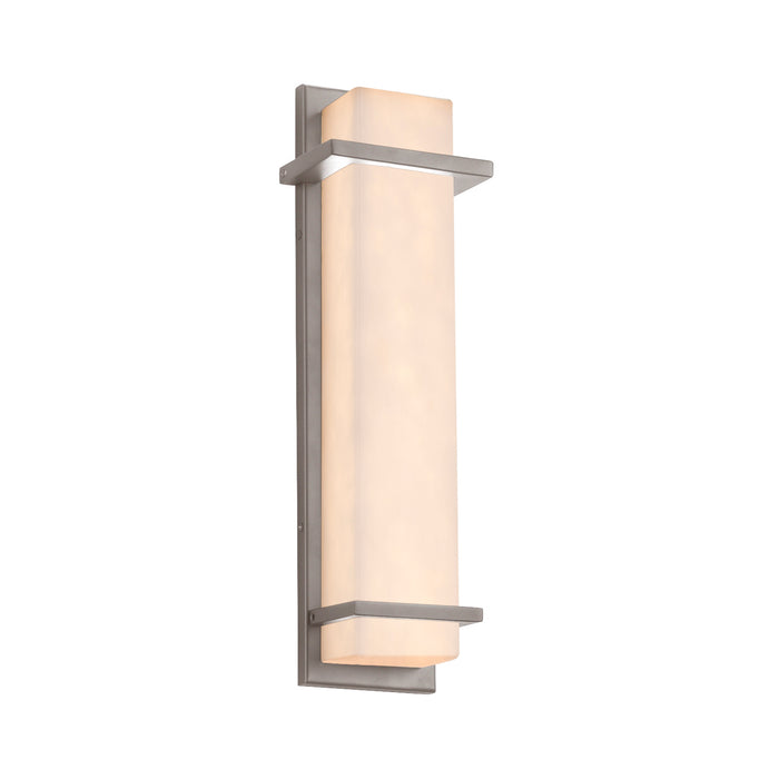 Justice Designs CLD-7614W-NCKL LED Outdoor Wall Sconce, Brushed Nickel