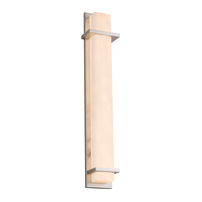 Justice Designs CLD-7616W-NCKL LED Outdoor Wall Sconce, Brushed Nickel