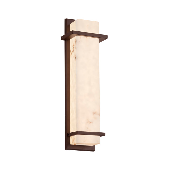 Justice Designs FAL-7614W-DBRZ LED Outdoor Wall Sconce, Dark Bronze
