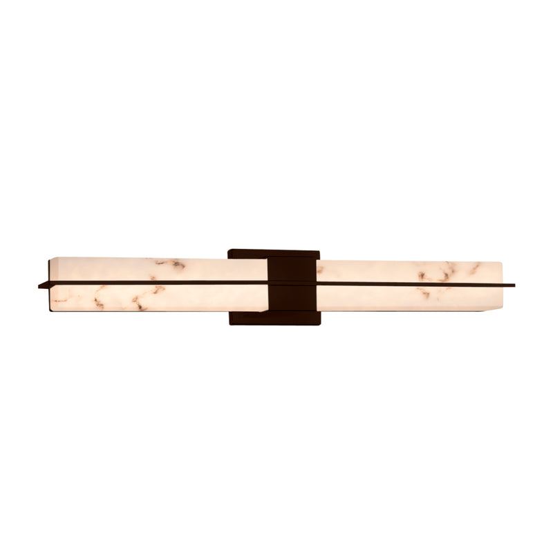 Justice Designs FAL-9055-DBRZ LED Linear Bath Bar, Dark Bronze