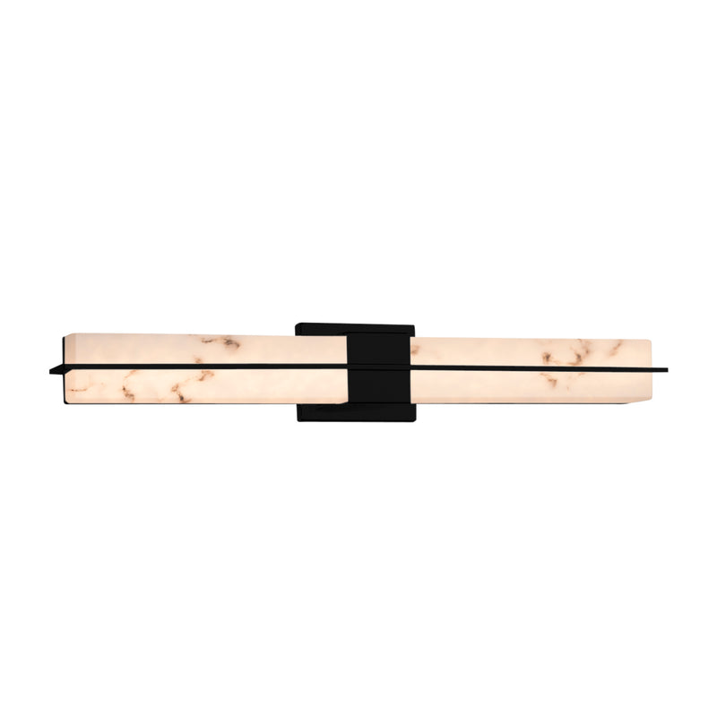 Justice Designs FAL-9055-MBLK LED Linear Bath Bar, Matte Black
