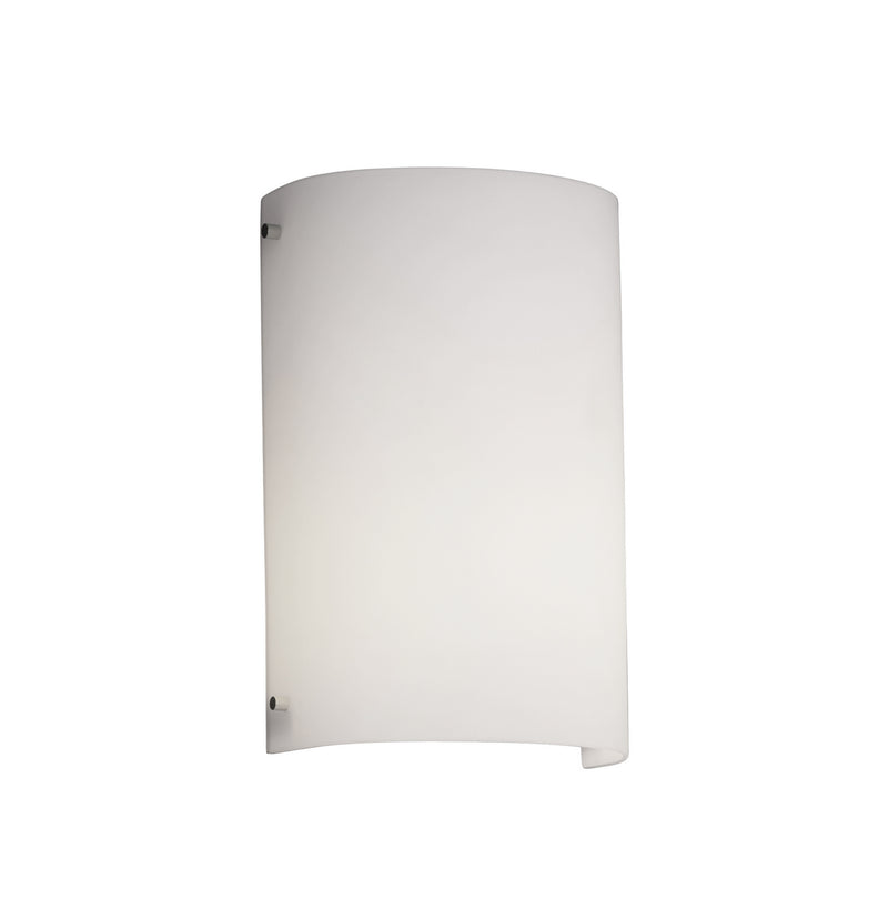 Justice Designs FSN-5541-OPAL-CROM Two Light Wall Sconce, Polished Chrome