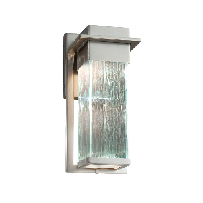 Justice Designs FSN-7541W-RAIN-NCKL LED Outdoor Wall Sconce, Brushed Nickel