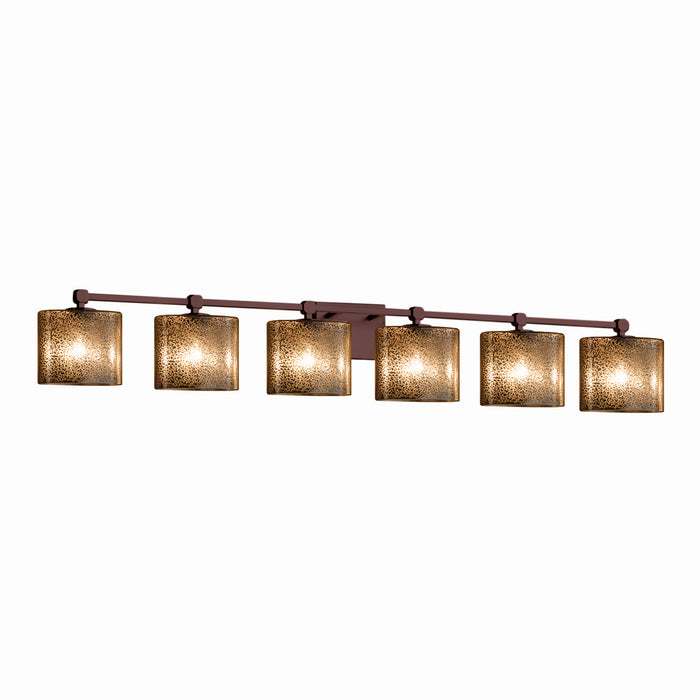 Justice Designs FSN-8426-30-MROR-DBRZ Six Light Bath Bar, Dark Bronze