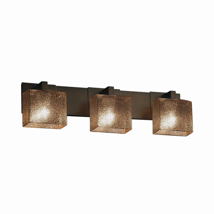 Justice Designs FSN-8923-55-MROR-DBRZ Three Light Bath Bar, Dark Bronze