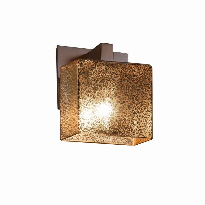 Justice Designs FSN-8931-55-MROR-DBRZ One Light Bracket, Dark Bronze