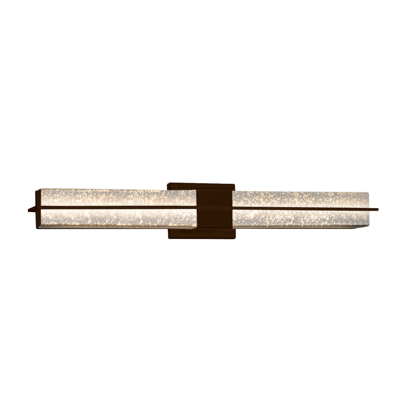 Justice Designs FSN-9055-MROR-DBRZ LED Linear Bath Bar, Dark Bronze