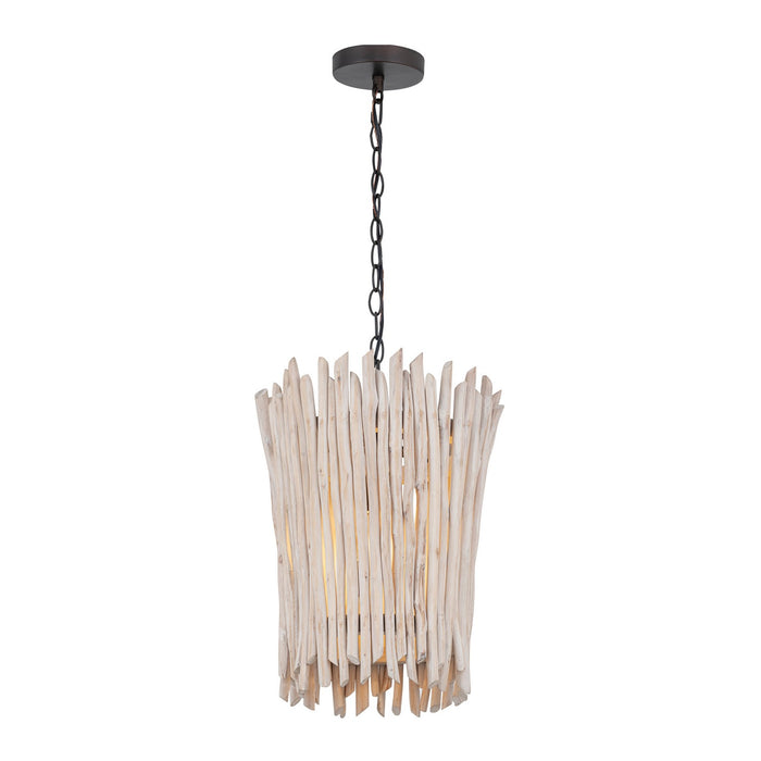 Maxim 22421WWTBZ One Light Pendant, Textured Bronze