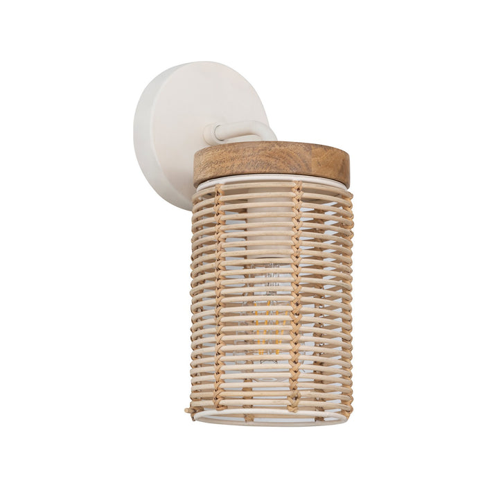 Maxim 22440NAEC One Light Wall Sconce, Ecru