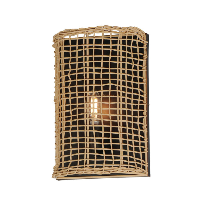 Maxim 22471NAANB One Light Wall Sconce, Antique Bronze