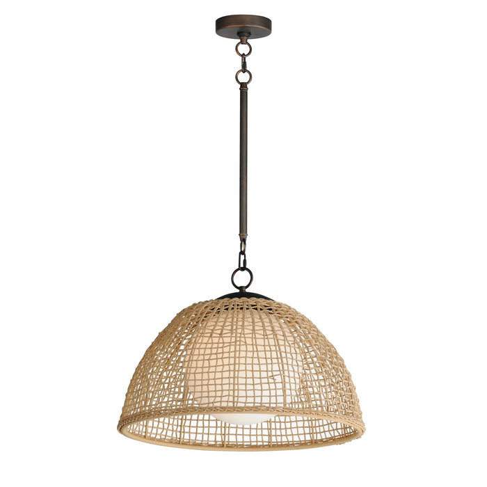 Maxim 22472NAANB One Light Pendant, Antique Bronze