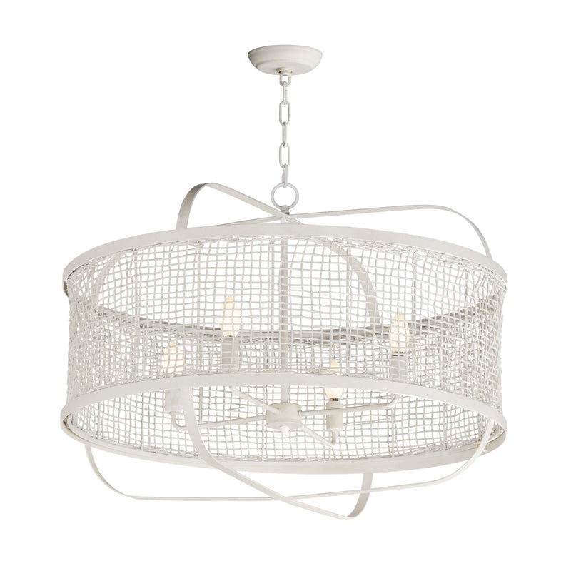Maxim 22475WWT Four Light Pendant, Weathered White