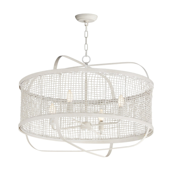 Maxim 22475WWT Four Light Pendant, Weathered White