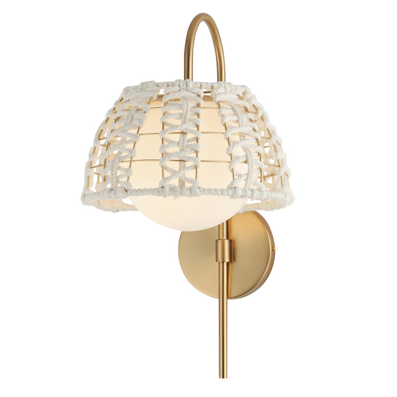 Maxim 22481SWGLD One Light Wall Sconce, Gold