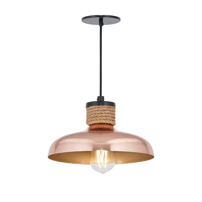 Maxim 22492CP One Light Pendant, Copper