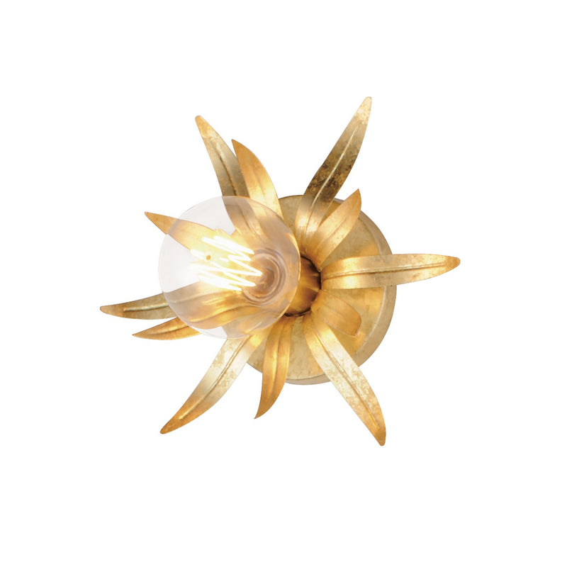 Maxim 2880GL One Light Wall Sconce, Gold Leaf