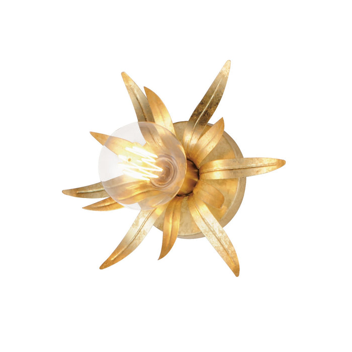 Maxim 2880GL One Light Wall Sconce, Gold Leaf