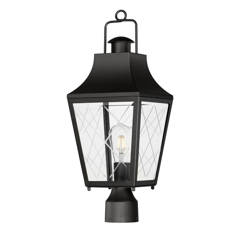 Maxim 30360CLBK One Light Outdoor Post Mount, Black