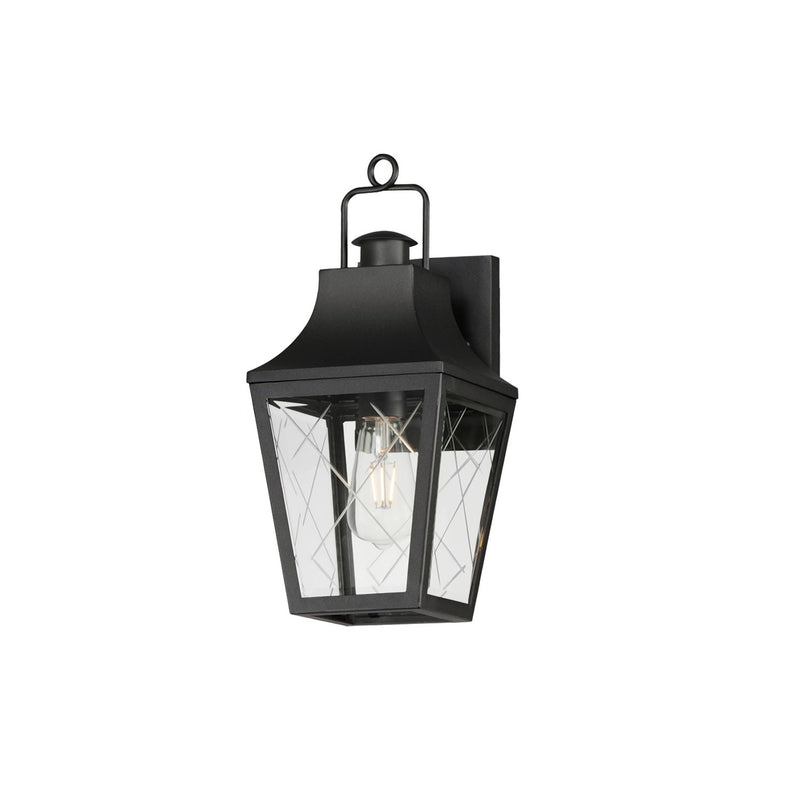 Maxim 30361CLBK One Light Outdoor Wall Sconce, Black