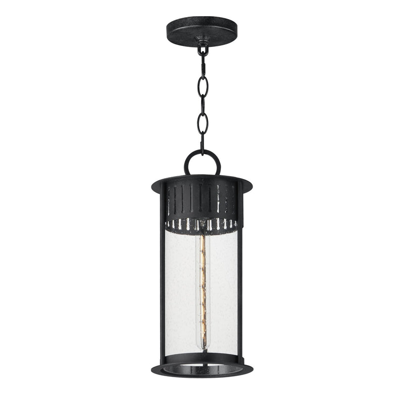 Maxim 30636CDBKP One Light Outdoor Pendant, Black Patina