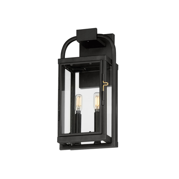 Maxim 30802CLBK Two Light Outdoor Wall Sconce, Black