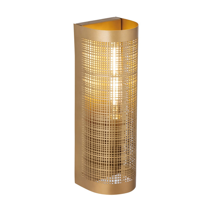 Maxim 31220GLD One Light Outdoor Wall Sconce, Gold