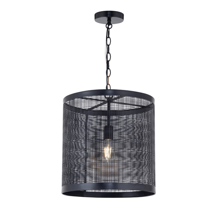Maxim 31222BK One Light Pendant, Black
