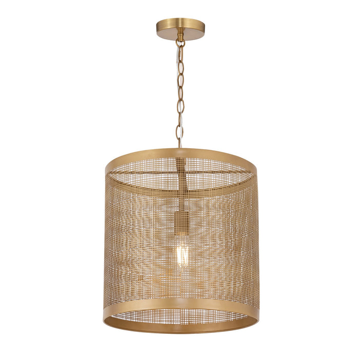 Maxim 31222GLD One Light Pendant, Gold