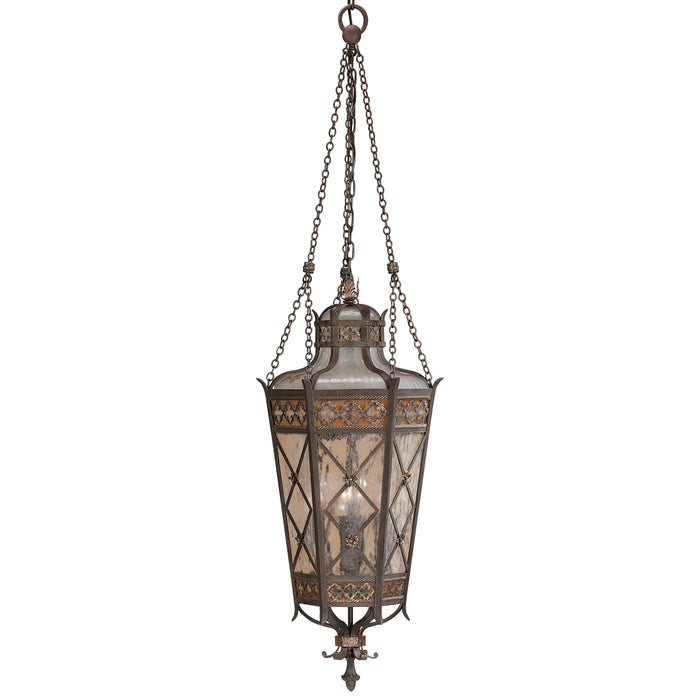 Fine Art 402582ST Four Light Outdoor Lantern, Bronze