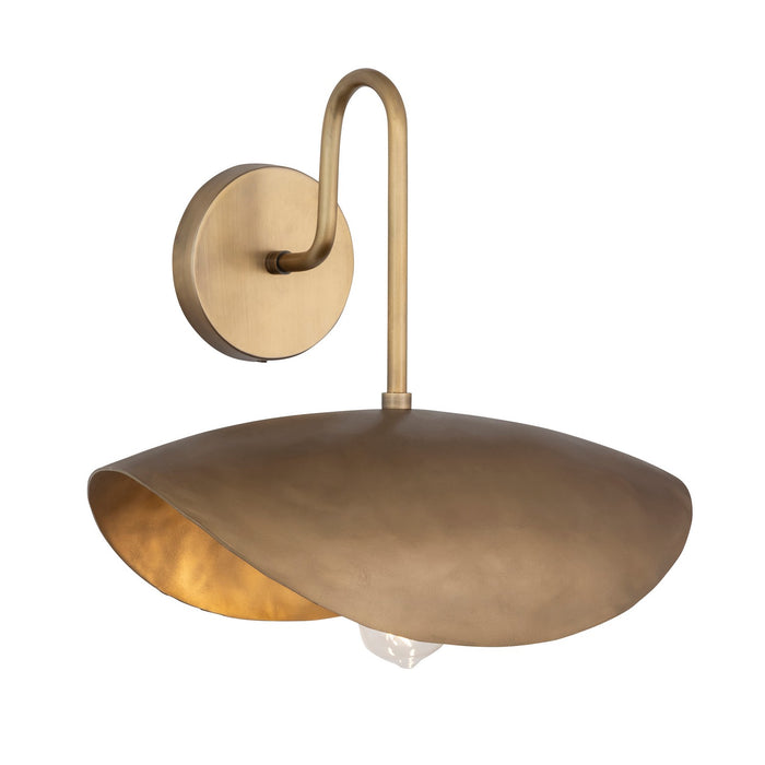 Maxim 31260NG One Light Wall Sconce, Natural Gold