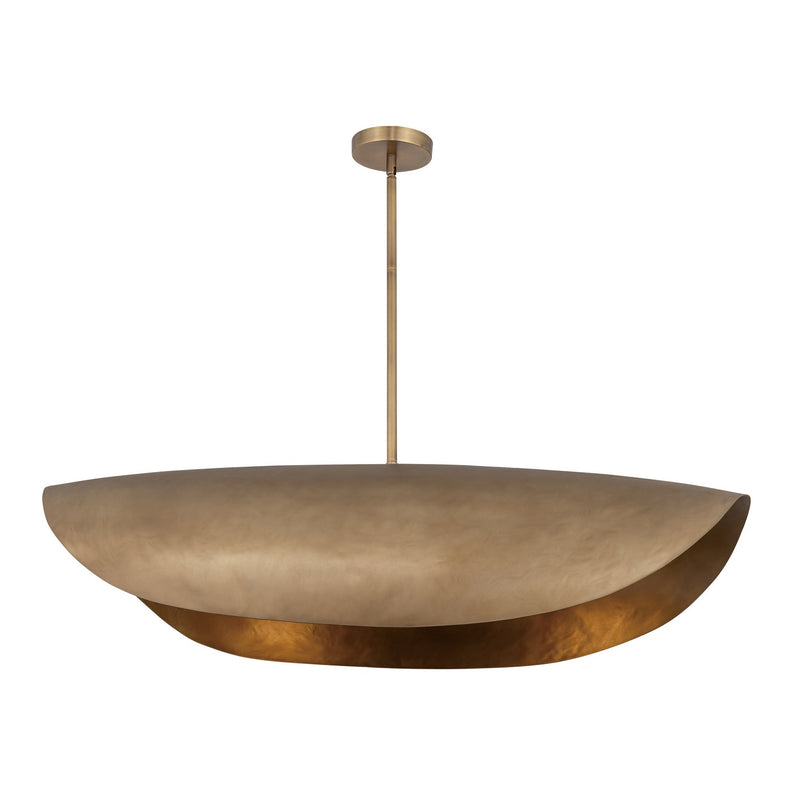 Maxim 31268NG Two Light Linear Pendant, Natural Gold