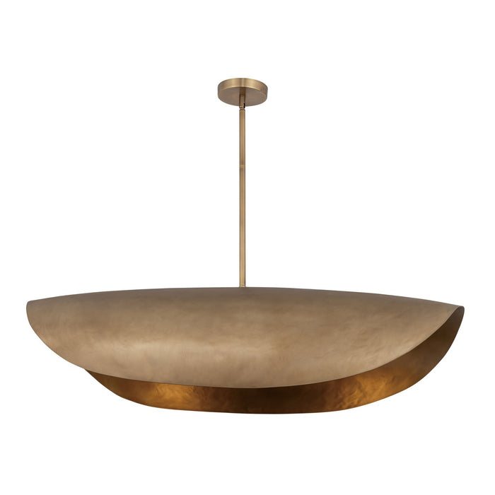 Maxim 31268NG Two Light Linear Pendant, Natural Gold