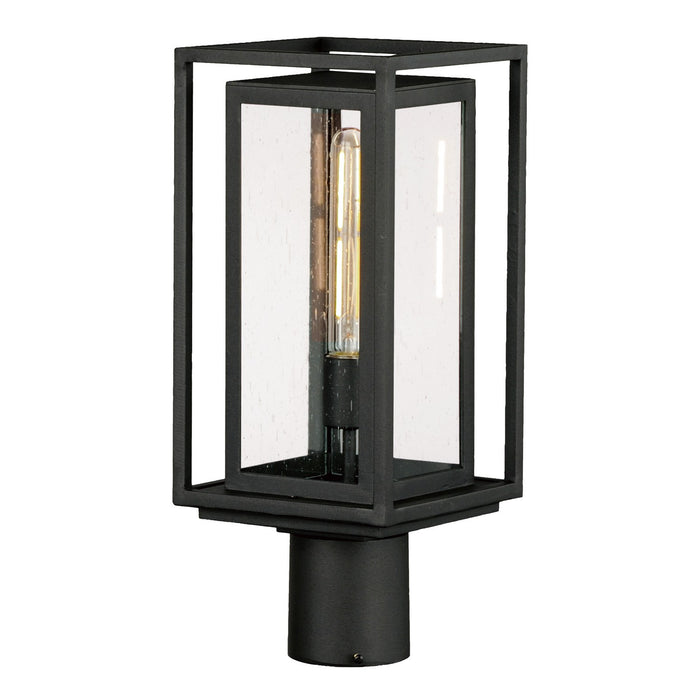 Maxim 40660CDBK One Light Outdoor Post Mount, Black