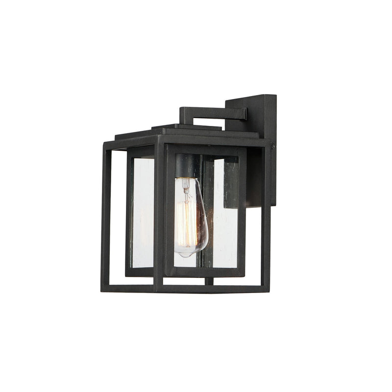 Maxim 40662CDBK One Light Outdoor Wall Sconce, Black