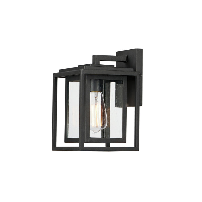Maxim 40662CDBK One Light Outdoor Wall Sconce, Black