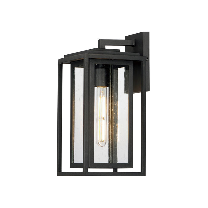 Maxim 40663CDBK One Light Outdoor Wall Sconce, Black