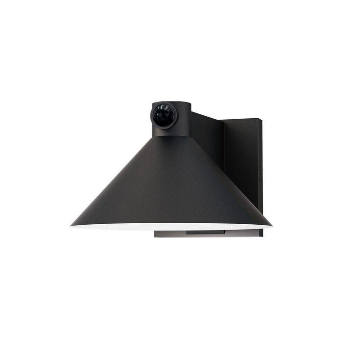 Maxim 86141BK/MSP LED Outdoor Wall Sconce W/ Dusk-Dawn, Black