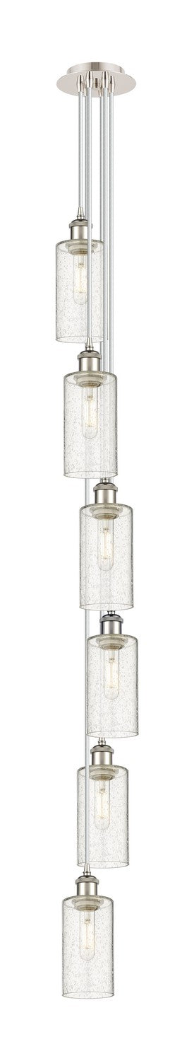 Innovations 106B-6P-PN-G434-7SDY Six Light Pendant, Polished Nickel