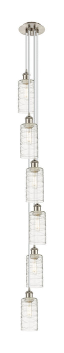 Innovations 106B-6P-SN-G434-7DE Six Light Pendant, Brushed Satin Nickel