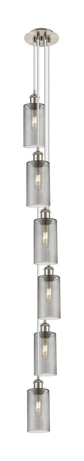 Innovations 106B-6P-SN-G434-7SM Six Light Pendant, Brushed Satin Nickel