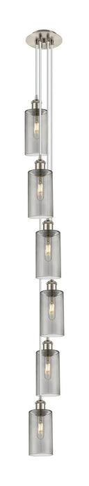 Innovations 106B-6P-SN-G434-7SM Six Light Pendant, Brushed Satin Nickel