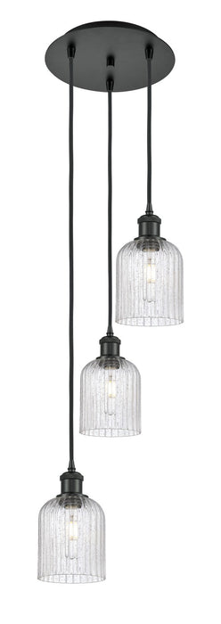 Innovations 113B-3P-BK-G559-5SDY Three Light Pendant, Matte Black