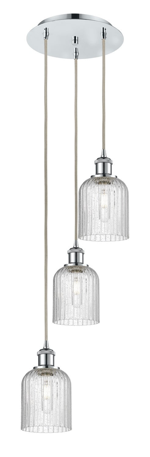 Innovations 113B-3P-PC-G559-5SDY Three Light Pendant, Polished Chrome