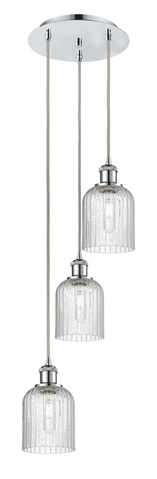 Innovations 113B-3P-PC-G559-5SDY Three Light Pendant, Polished Chrome