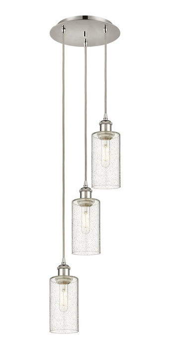 Innovations 113B-3P-PN-G434-7SDY Three Light Pendant, Polished Nickel