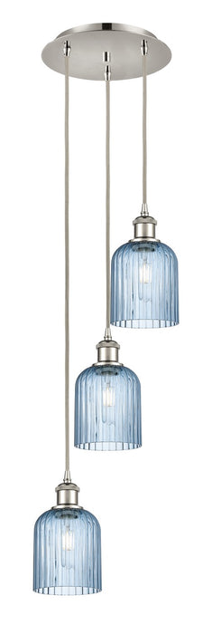 Innovations 113B-3P-PN-G559-5BL Three Light Pendant, Polished Nickel