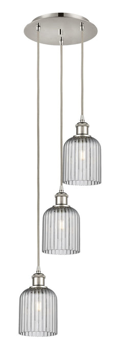 Innovations 113B-3P-PN-G559-5SM Three Light Pendant, Polished Nickel