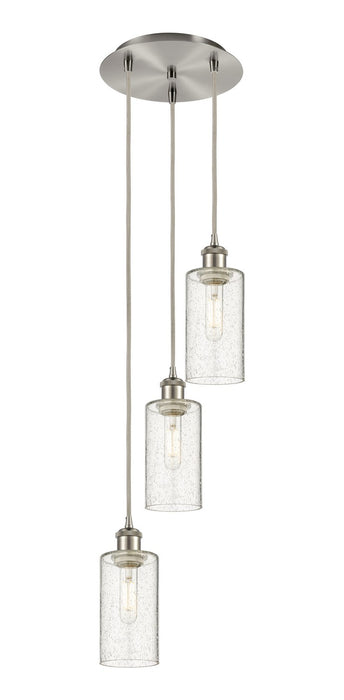 Innovations 113B-3P-SN-G434-7SDY Three Light Pendant, Brushed Satin Nickel