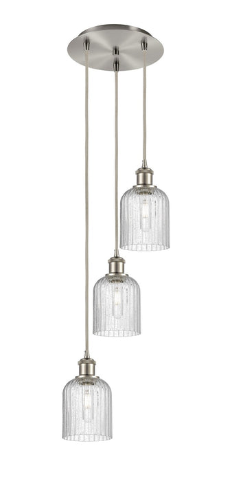 Innovations 113B-3P-SN-G559-5SDY Three Light Pendant, Brushed Satin Nickel