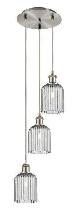 Innovations 113B-3P-SN-G559-5SM Three Light Pendant, Brushed Satin Nickel